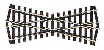 Peco SL-93 HO/OO Code 100 24 Degree Short Streamline Insulfrog Crossing