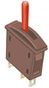Peco PL-26R HO Red Lever Passing Contact Switch for Turnout Motors
