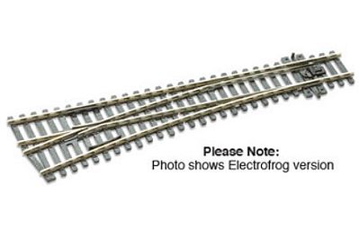 Peco SL-E96 HO/OO Code 100 Electrofrog Med Radius Left Hand Switch Turnout