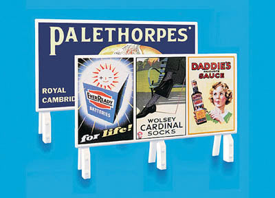 Peco 5040 HO Hoardings, Modern Era (Set of 2)