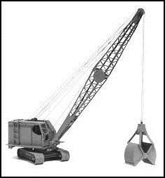 GHQ 53011 N Unpainted Bucyrus Erie 30-B Crane Kit