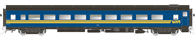 Rapido Trains 100278 HO VIA Rail Canada CC&F Lightweight Coach No Skirts #5589