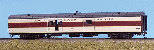Rapido Trains 106037 HO Erie Lackawanna 73' 6" Smooth Side Baggage-Express #201