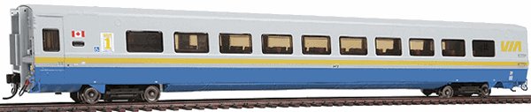 Rapido Trains 107004 HO VIA Super Continental Line™ LRC Club Car #3472