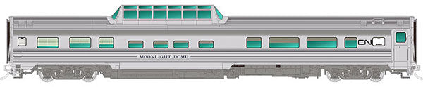 Rapido Trains 116008 HO Baltimore & Ohio Budd Mid-Train Dome Moonlight