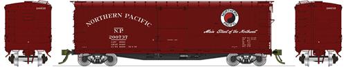 Rapido Trains 130012 HO Northern Pacific NP 10000-Series 40' Wood Boxcar