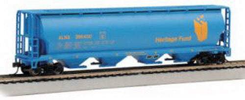Bachmann 19139 HO Heritage Fund 4 Bay Cylindrical Grain Hopper LN/Box