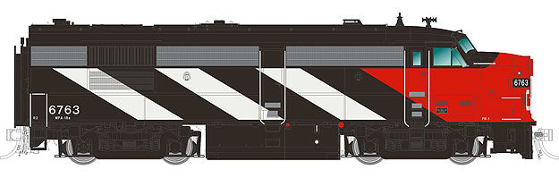 Rapido Trains 20508 HO Canadian National MLW FPA4 with Sound & DCC #6763