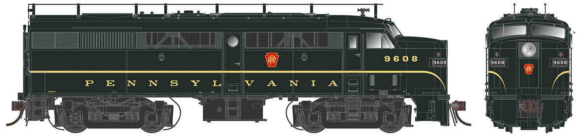 Rapido Trains 21550 HO PRR Alco FA-2 Diesel Locomotive #9618 w/LokSound & DCC