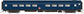Rapido Trains 503032 N Missouri Pacific Cafe-Bar-Lounge #572 (Jenks Blue)
