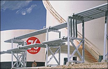 Walthers 933-3114 HO Scale Cornerstone Series Refinery Piping Building Kit