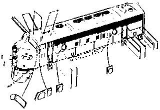 Walthers 933-822 HO Athearn F7 and F9 A/B Units Diesel Dress-Up Kit