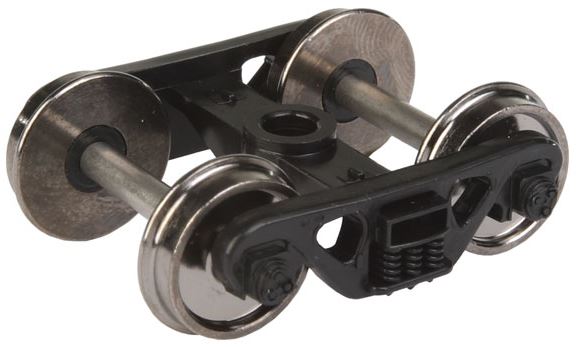 Walthers 920-2011 HO Rigid Trucks with 36" Metal Wheels (Pack of 2)