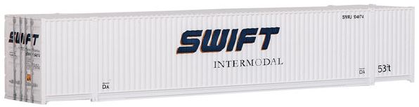 Walthers 949-8509 HO 53' Plastic Singamas Corrugated Side Container - Swift