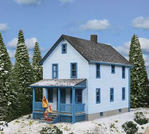 Walthers 933-3786 HO Two-Story Frame House Kit