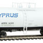 Walthers 920-100130 HO Cyprus AMMX 40' UTLX Funnel-Flow Tank Car #14203 LN/Box