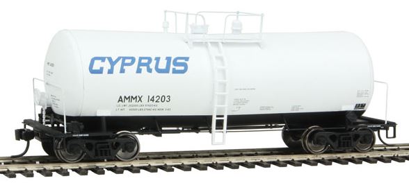 Walthers 920-100130 HO Cyprus AMMX 40' UTLX Funnel-Flow Tank Car #14204