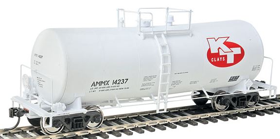 Walthers 920-100132 HO KT Clays AMMX 40' UTLX Funnel-Flow Tank Car #14237