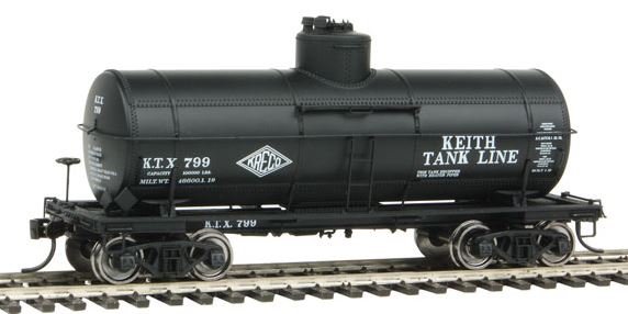 Walthers 920-100522 HO Keith Tank Lines KTX Type 21 ACF Tank Car #799