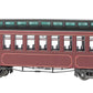 Bachmann 26201 On30 Painted & Unlettered Wood Coach/Observation Car
