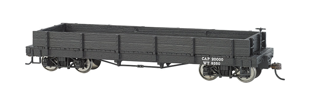 Bachmann Spectrum 27298 On30 Scale Black Data Only Wood Gondola