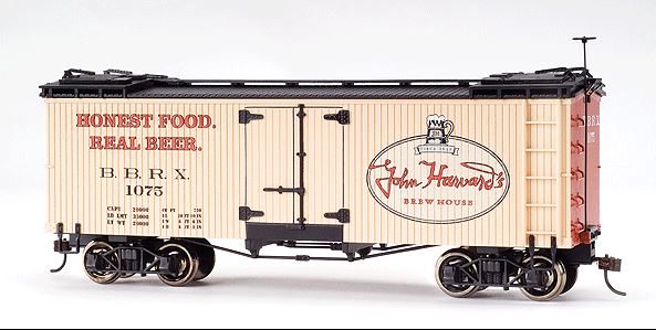 Bachmann 27467 On30 John Harvard's Brewhouse Billboard Reefer #1075