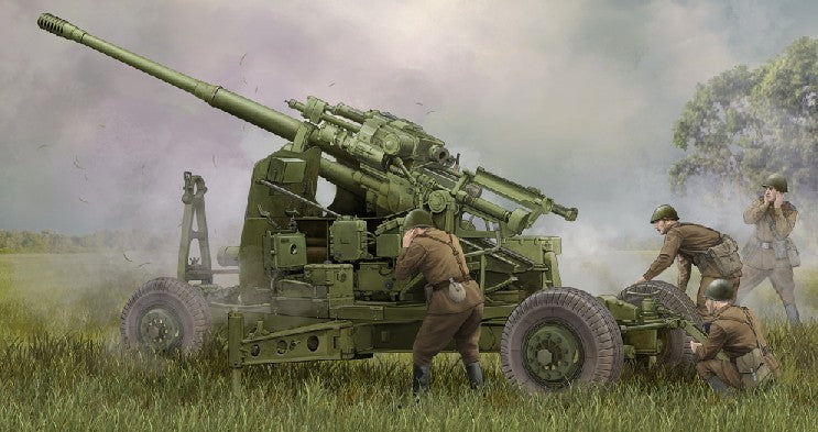 Trumpeter 02349 1:35 Soviet 100mm Air Defense KS-19M2 Artillery Kit