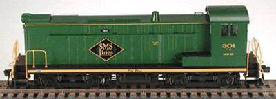 Stewart 4933 HO SMS Rail Service Diesel Baldwin S-12 Phase I Powered #301