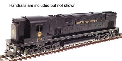 Stewart 6251 HO Norfolk & Western Diesel ALCO C628 High Hood Diesel #1103