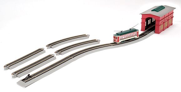 Bachmann 00402 Christmas Reversing Trolley HO Gauge Electric Train Car Set