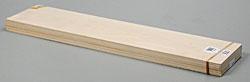 Midwest Products 4127 1/8" x 6" x 24" Basswood Sheet (Pack of 10)