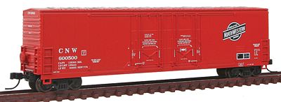 Atlas 50001407 N Chicago & North Western Evans 53' Double Plug-Door #600500