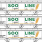 Accurail 8038 HO SOO Line ACF Centerflow 3-Bay Covered Hopper Kits (3)