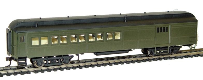 Rivarossi HR4207 HO Painted, Unlettered 60' Heavyweight Combine