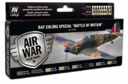 Vallejo Paint 71144 RAF Colors Special "Battle of Britain" Model Air Paints