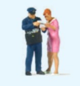 Preiser 28204 HO Postman & Lady Figures (Set of 2)
