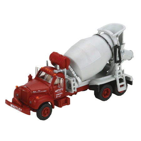 Athearn 12169 N Scale Whitley's Ready Mixed Mack B Cement Truck