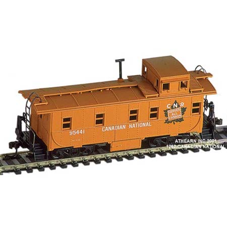 Athearn 1262 HO Canadian National 34' Cupola Caboose Kit