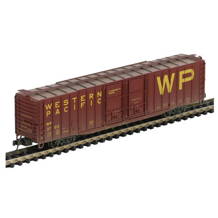 Athearn 17163 N Western Pacific 60' PS Auto Box/Weathered #3705