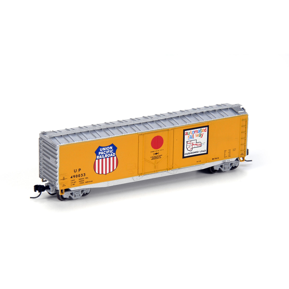 Athearn 22204 N Union Pacific 50' PS-1 Plug Door Box Automated #490033