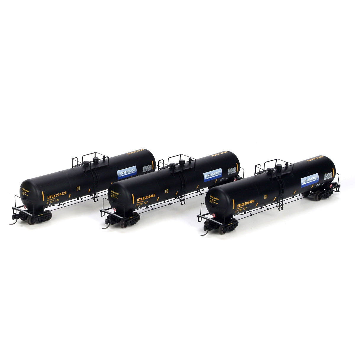 Athearn 22256 N UTLX 30K Gallon Ethanol Tank #2 (Set of 3)