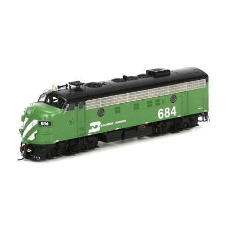 Athearn 22607 HO Burlington Northern F7A with DCC & Sound #684