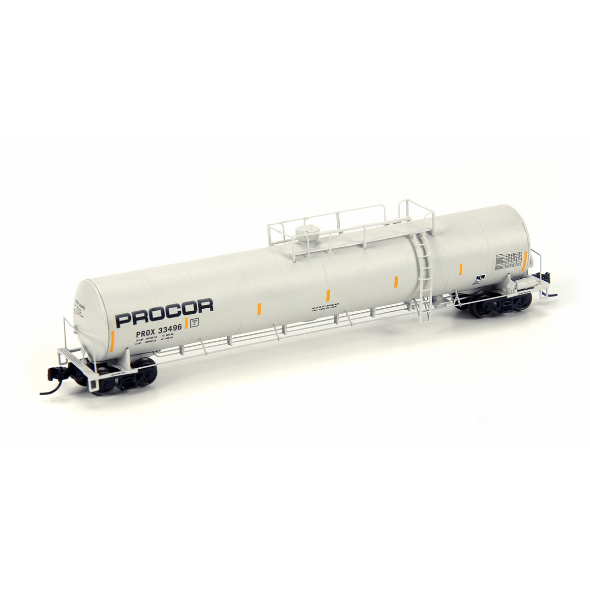 Athearn 23515 N Scale Procor 33,900 Gallon LPG Tank/Late #33496