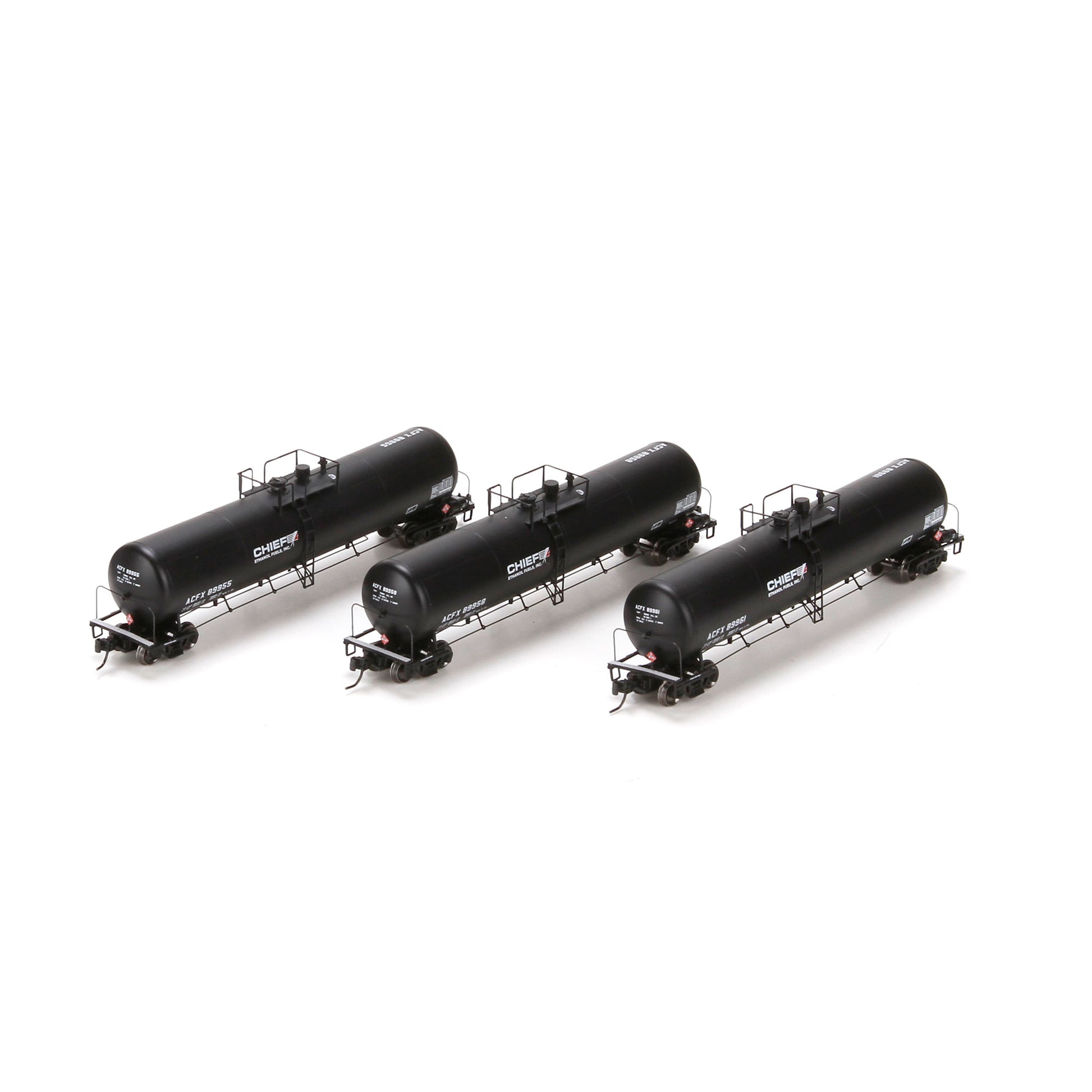 Athearn 24391 N ACFX 30,000-Gallon Ethanol Tank Chief #2 (3)