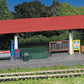 Bachmann 45906 N Station Platform w/Roof & Figure