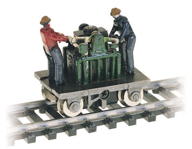 Bachmann 46202 HO Scale Gandy Dancer Operating Hand Car Self-Powered Motorized