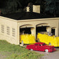 Bachmann 45610 O Plasticville Fire House with Vehicles Kit