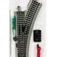 Bachmann 44562 HO Scale E-Z Track Nickel Silver Right-Hand Remote Switch Turnout
