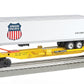 Williams 48401 O Union Pacific Front Runner Intermodal 3-Rail Car w/Trailer MT/Box