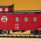USA Trains 12019 G Southern Pacific Wood Side Caboose #775 (Metal Wheels)